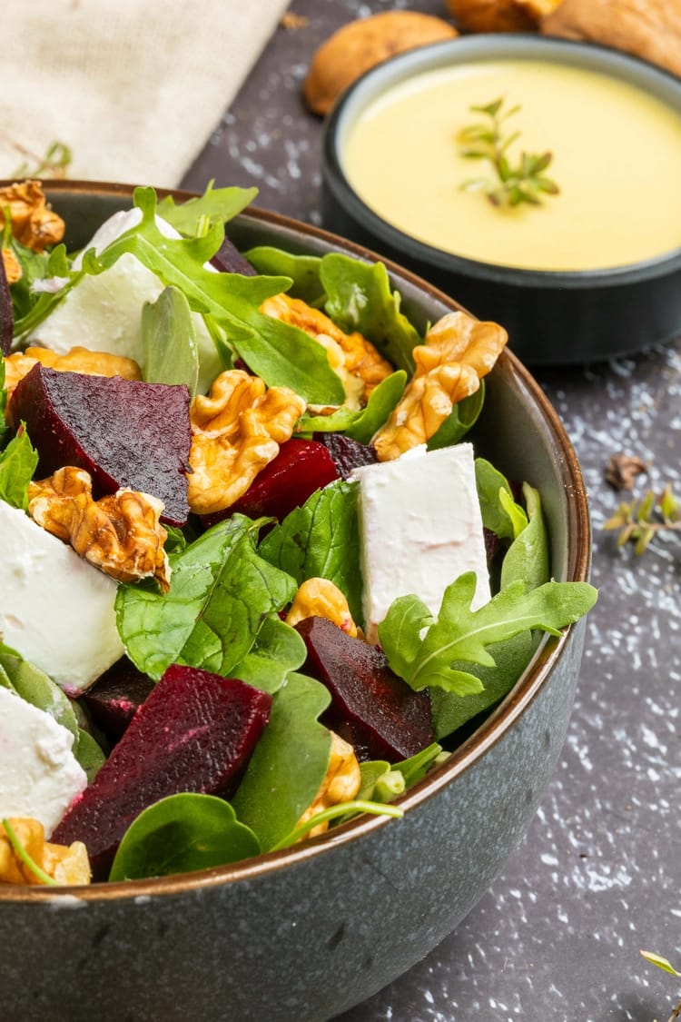 Delicious daily homemade سلطة الفطر والشمندر