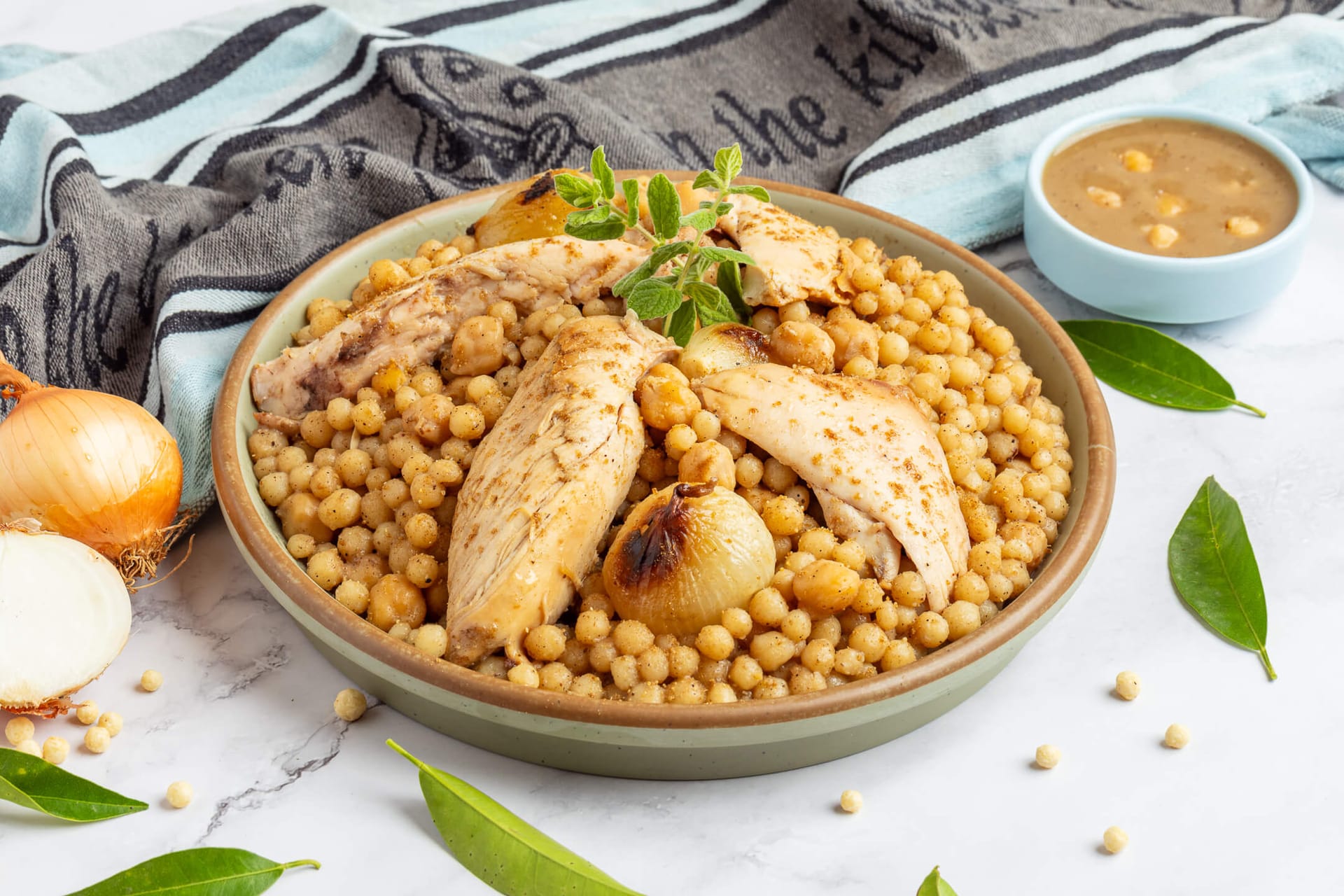 Moghrabieh with chicken