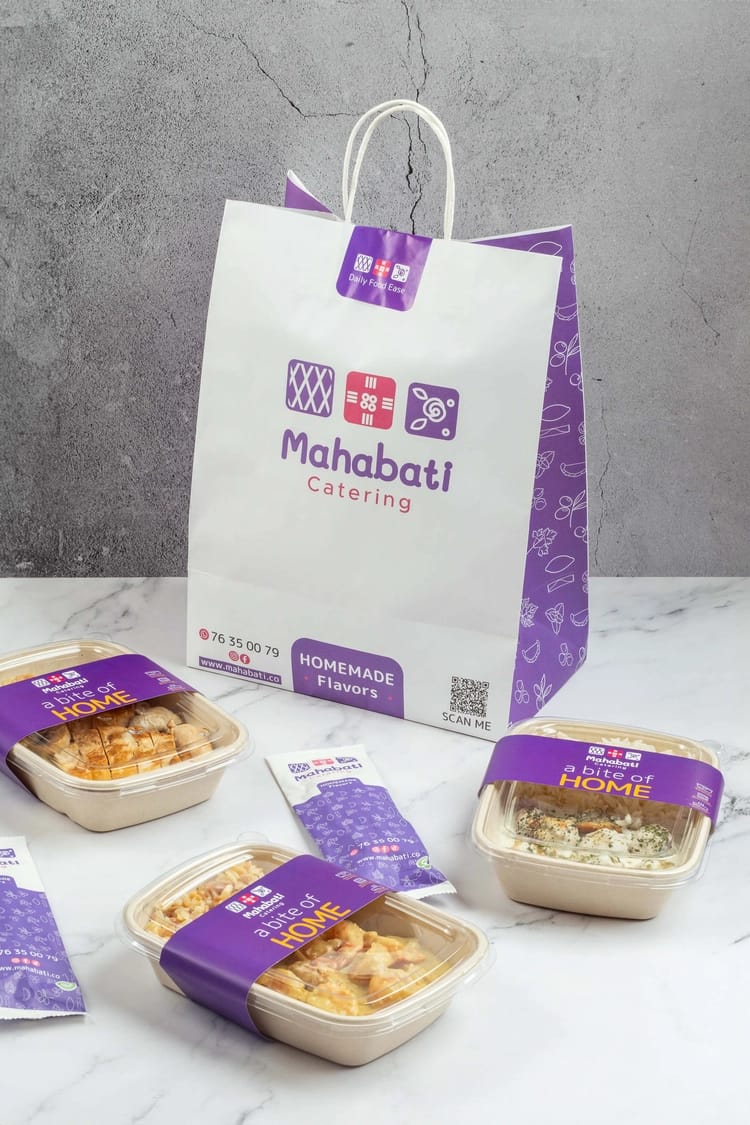 Mahabati catering packaging