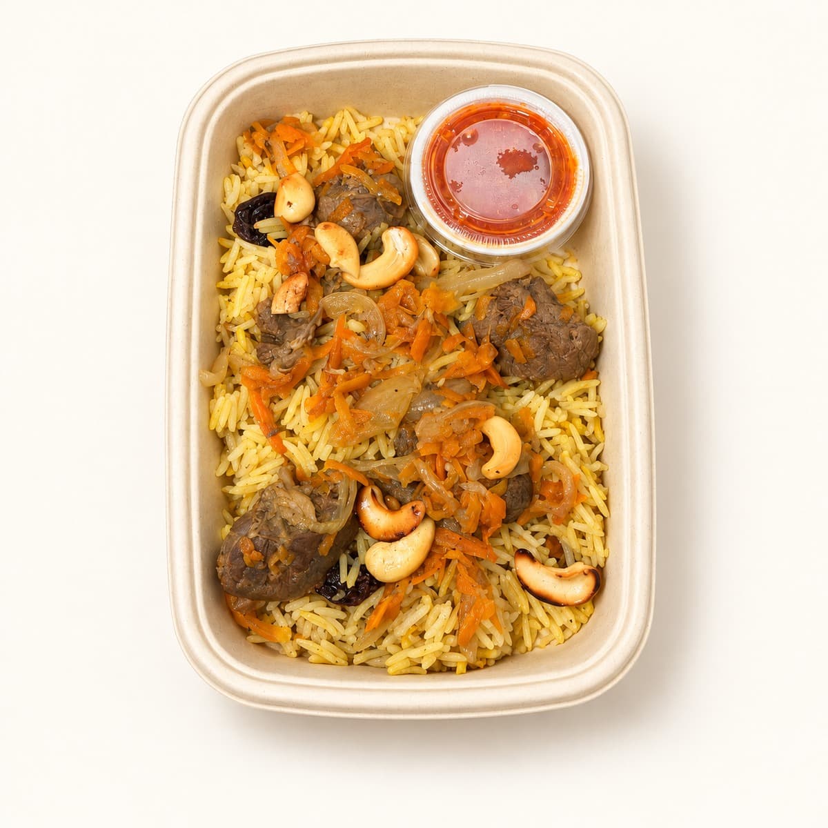 Beef biryani